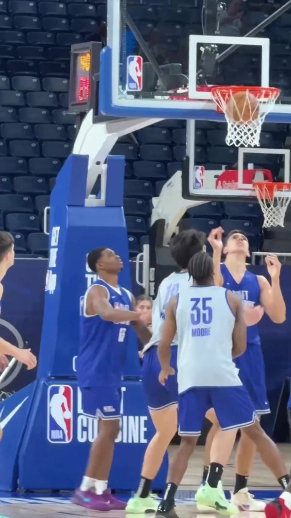 NBA官方账号晒瀚森集锦：你们见过多少如此灵敏度的大个 拭目以待
