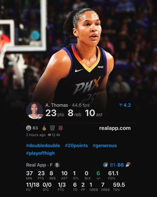 统治全场！托马斯18中11贡献23分8板10助准三项数据上双表现 正负值+6