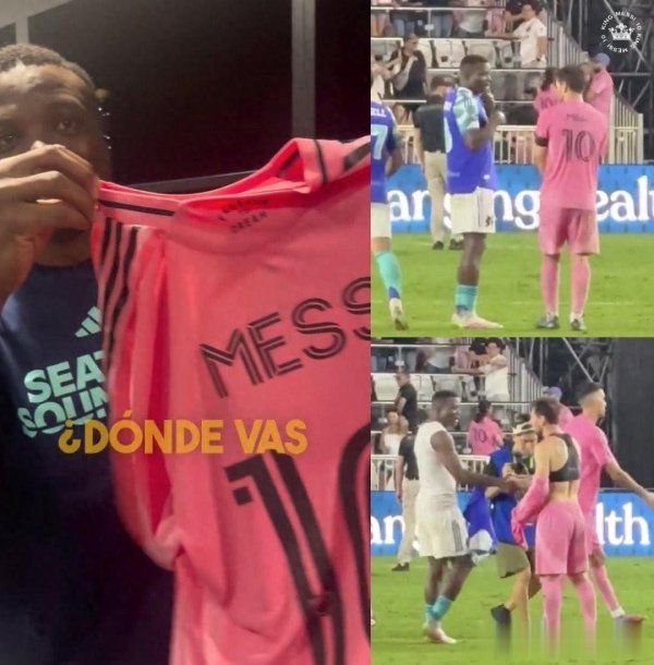 对手展示跟梅西换的落场运动活动    服  ! 并歌颂梅西!